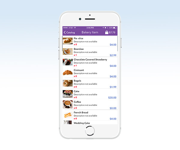 eMobile commerce solutions on an iphone